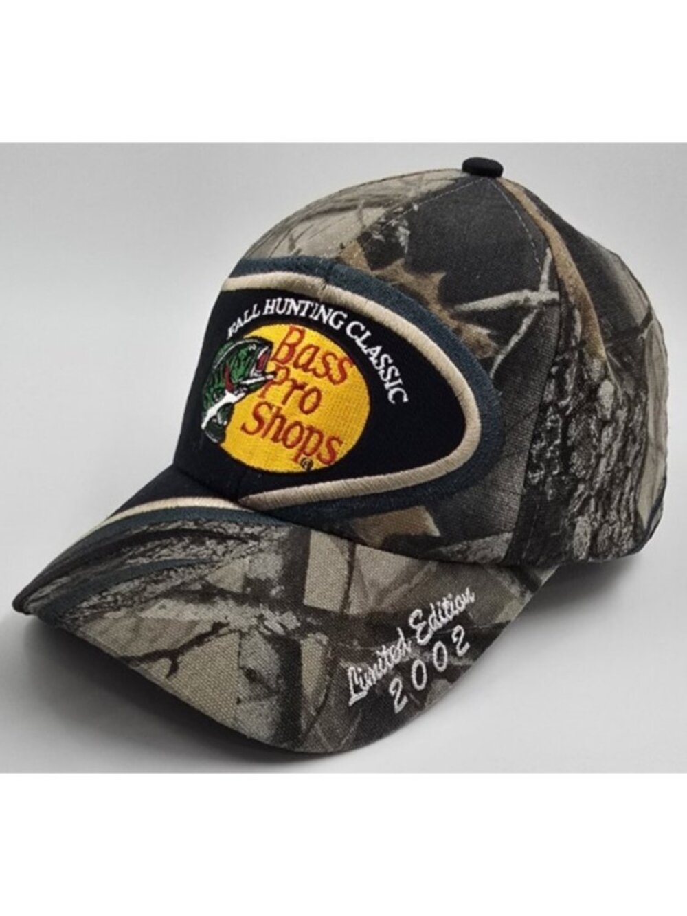Bass Pro Shops Fall Hunting Classic Limited Edition 2002 Vtg Camouflage Hat Cap